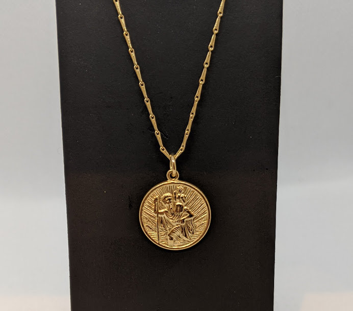 9ct Yellow Gold St Christopher CHR3
