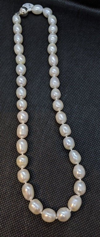 Large Rice Pearl Necklace MKLR
