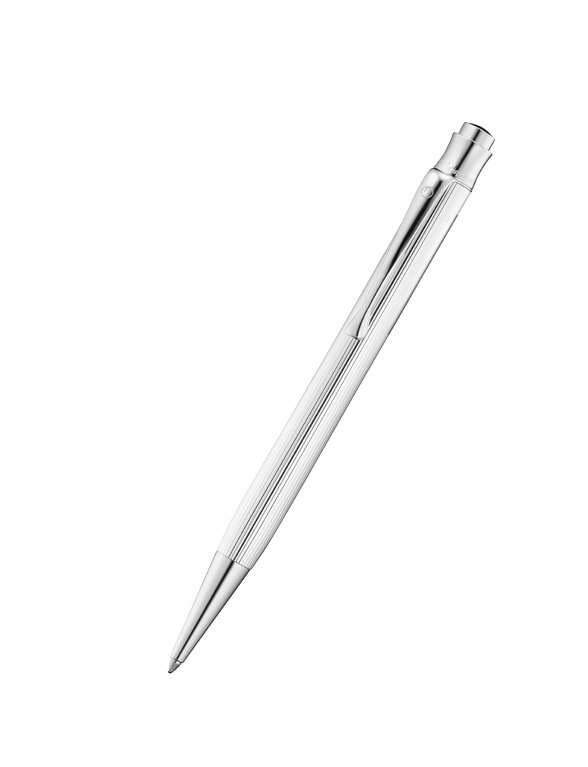 Waldmann Silver Tango Pinstripe Ballpoint Pen (0003)