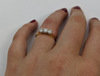 18ct Yellow Gold 3 Stone Diamond Ring M513 Thumbnail