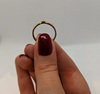 9ct Yellow Gold Celtic Design Single Diamond Ring R191 Thumbnail