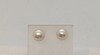 9ct Yellow Gold Cultured Pearl Stud Earrings - Cream Thumbnail