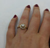 9ct Yellow Gold Pearl Flower Ring RC369PP Thumbnail