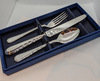 Child's Silver Plated Bead Patterned 3 Piece Cutlery Set Thumbnail