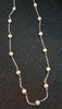 Silver and Cultured Pearl Necklace MKN17 Thumbnail
